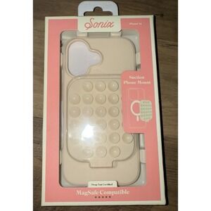 Sonix Apple iPhone 16 Max Suction Phone Case with MagSafe - Linen